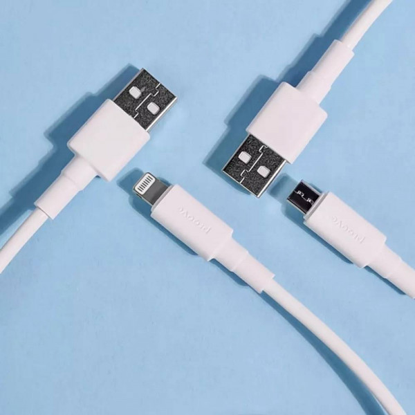 Фото - Кабель синхронизации данных Proove Small Silicone Type-C to Lightning 20W 1m White (349190003)