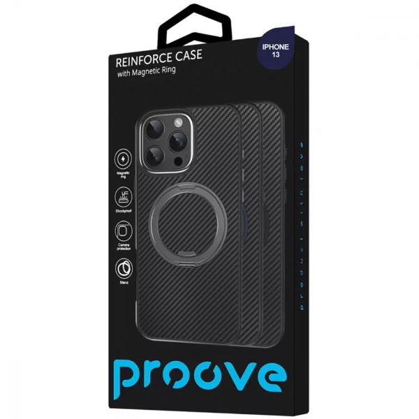 Фото - Чехол для смартфона Proove Reinforce Case with Magnetic Ring iPhone 13 blue (PCREIP130012)