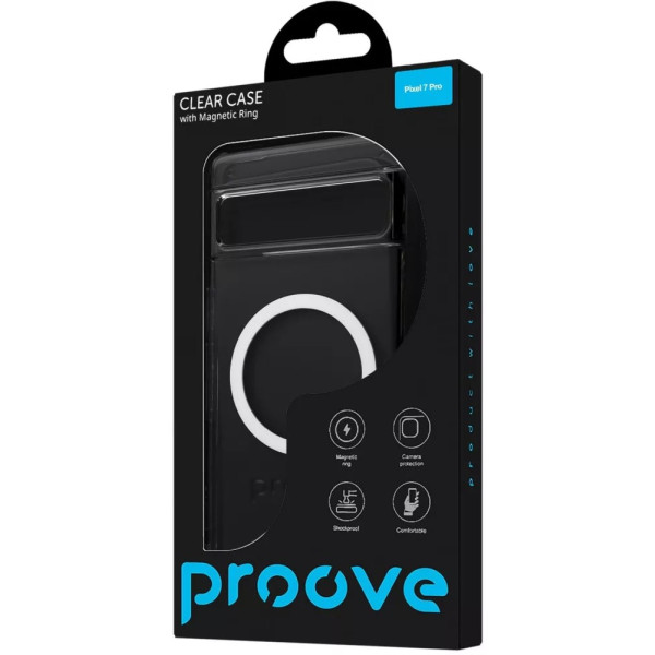 Фото - Чехол для смартфона Proove Clear Case with Magnetic Ring Google Pixel 7 Pro transparent (PCCLPXPR0701)