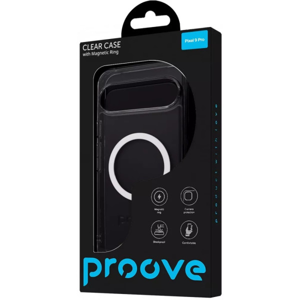 Фото - Чехол для смартфона Proove Clear Case with Magnetic Ring Google Pixel 9/Pixel 9 Pro transparent (PCCLPXPR0901)