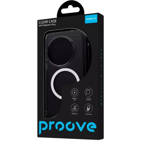 Фото - Чохол для смартфону Proove Clear Case with Magnetic Ring OnePlus 13 transparent (PCCLOP001301)