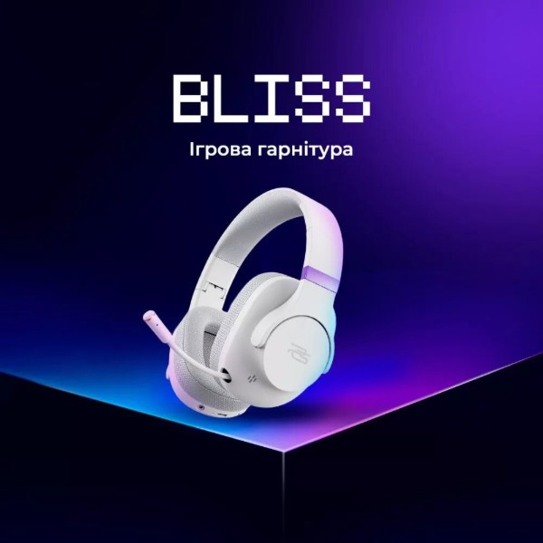 Фото - Гарнітура бездротова ігрова Proove Gaming Bliss (APP) White (GHBL00010002)