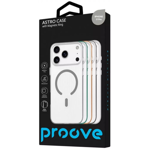 Фото - Чохол для смартфону Proove Astro Case with Magnetic Ring iPhone 17 Pro Mint (PCASIP17P009)