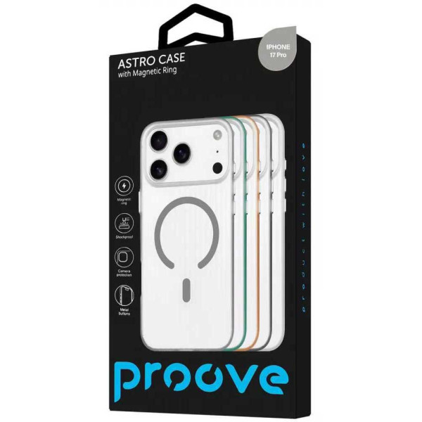 Фото - Чохол для смартфону Proove Astro Case with Magnetic Ring iPhone 17 Pro White (PCASIP17P014)