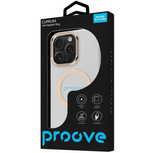 Фото - Чехол для смартфона Proove Cuprum Case with Magnetic Ring iPhone 15 Pro Max Mint (PCCMIP15PM09)