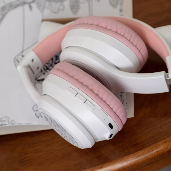 Фото - Наушники накладные беспроводные Proove Kids Neko (APP) white/pink (HPNK0001AP25)