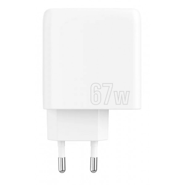 Фото - Мережевий зарядний пристрій Proove Shot GaN 67W (2Type-C + USB) White