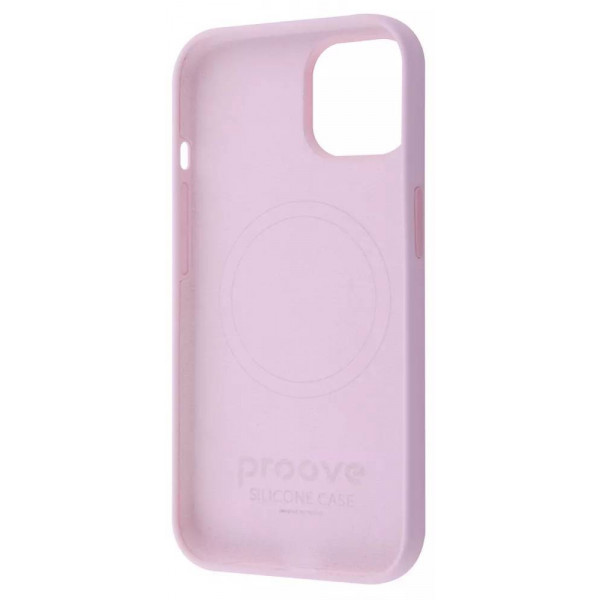 Фото - Чохол для смартфону  Silicone Case with Magnetic Ring iPhone 14 Chalk Pink (PCSMIP140020)
