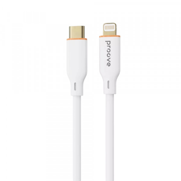 Фото - Кабель синхронізації даних Proove Jelly Silicone Type-C to Lightning 27W 1m White (492000003)