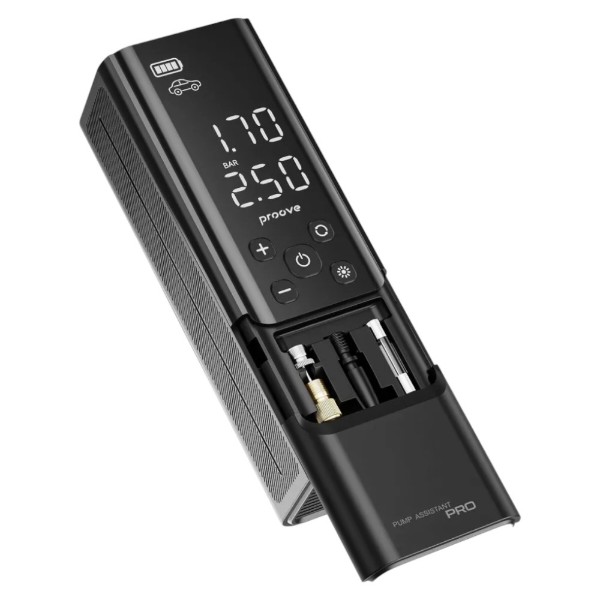 Фото - Автокомпрессор Proove Pump Assistant Pro 120W 7500mAh black (PPAP80010901)