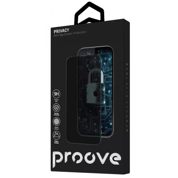 Фото - Захисне скло для смартфону Proove Privacy iPhone 14 Pro Black