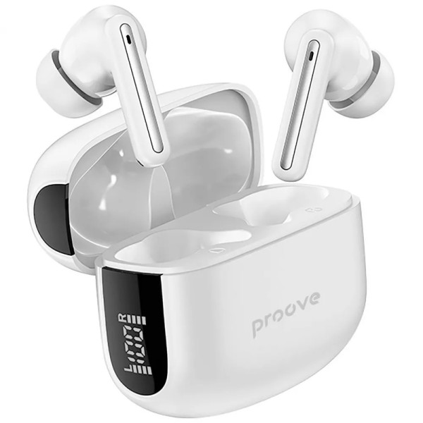 Фото - Навушники вкладиші бездротові TWS Proove Tempo TWS with ANC (APP) white (TWTM0001AP02)