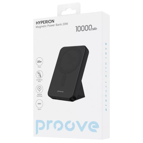 Фото - Батарея мобільна Proove Hyperion 20W 10000mAh Black (2001001860400)