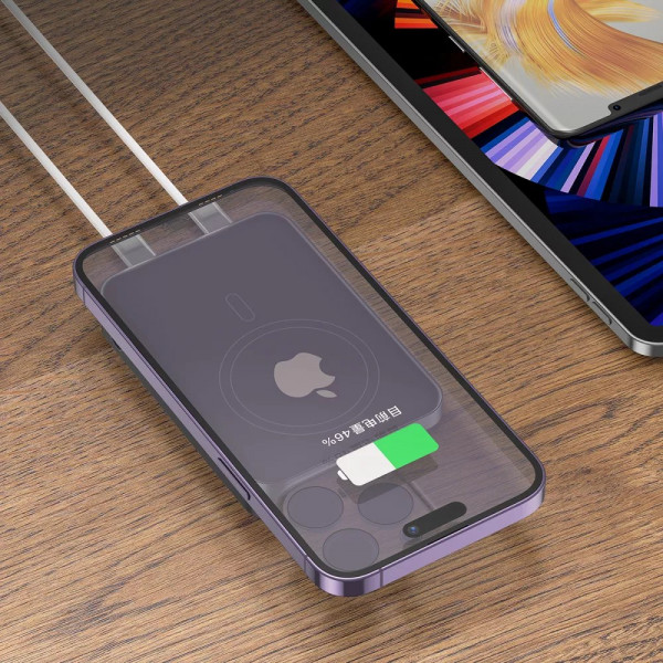 Фото - Батарея мобільна Proove Hoodman Magnetic 20W 10000mAh gray (2001001739768)