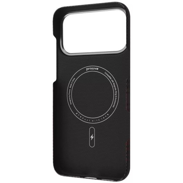 Фото - Чохол для смартфону Proove Carbon Slim with Magnetic Ring iPhone 17 Pro Max glowrise (PCCSIP17PM52)