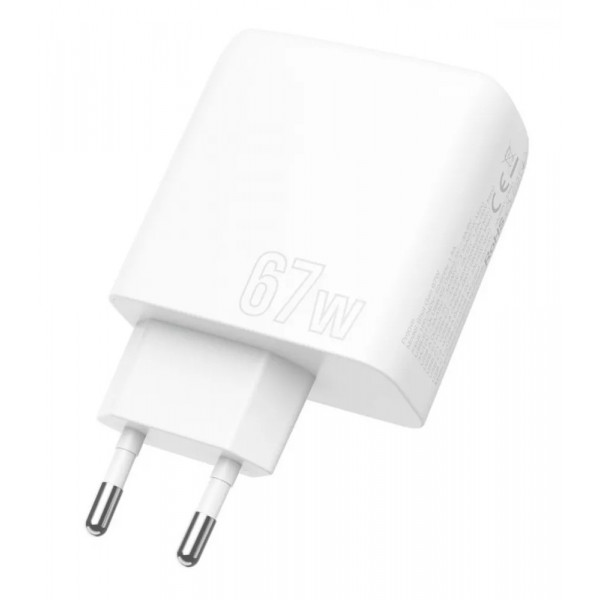 Фото - Мережевий зарядний пристрій Proove Shot GaN 67W (2Type-C + USB) White