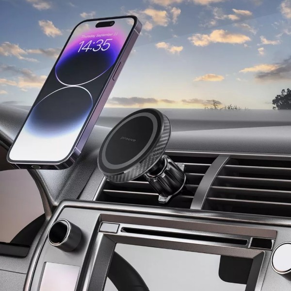 Фото - Автодержатель Proove Carbon Magnetic Air Outlet Car Mount Black (484030001)
