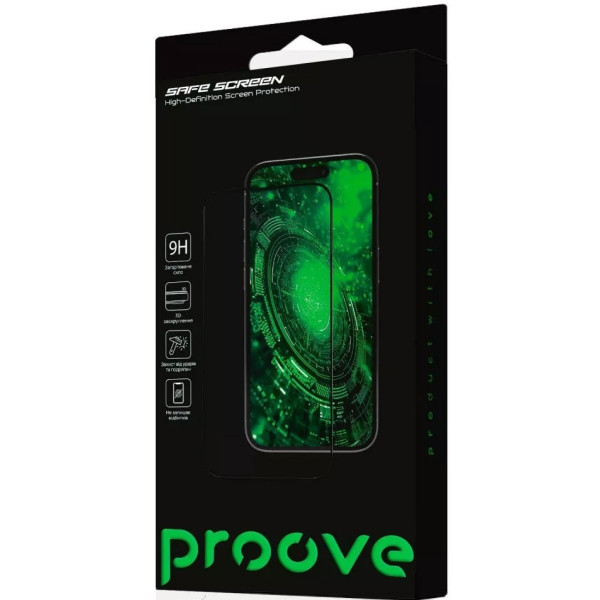 Фото - Захисне скло для смартфону Proove Safe Screen iPhone 16 Pro/17 black (PGPSS1I16P01)