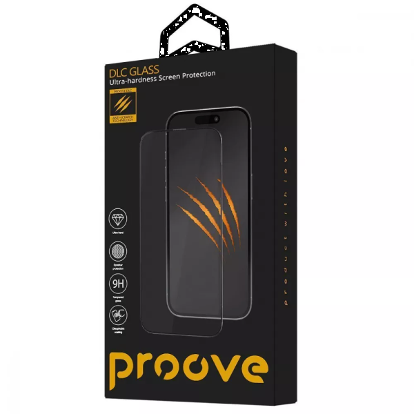 Фото - Захисне скло для смартфону Proove DLC iPhone 14 Pro/15/16 Black (PGDLCI14P001)