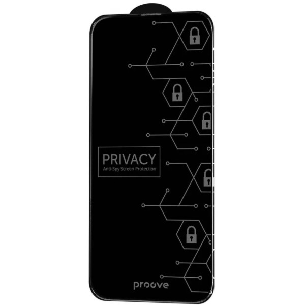 Фото - Защитное стекло для смартфона Proove Privacy iPhone 17 Pro black (PGPPRI17P001)