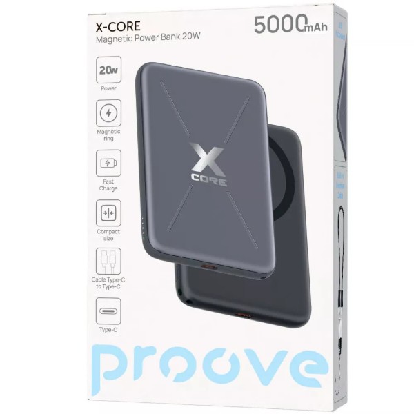 Фото - Батарея мобільна Proove X-Core 20W 5000mAh Purple (PNXC20010009)