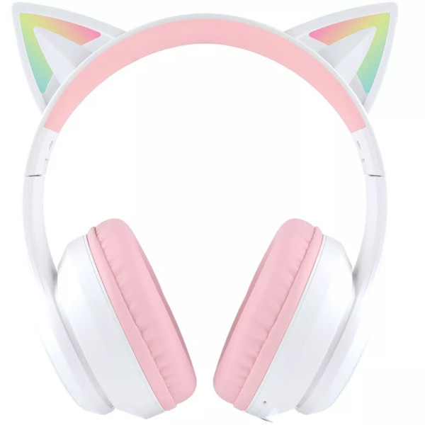 Фото - Наушники накладные беспроводные Proove Kids Neko (APP) white/pink (HPNK0001AP25)