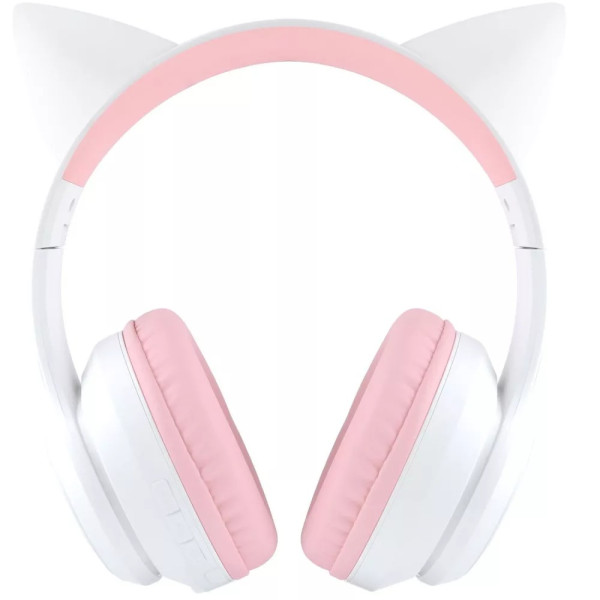 Фото - Наушники накладные беспроводные Proove Kids Neko (APP) white/pink (HPNK0001AP25)