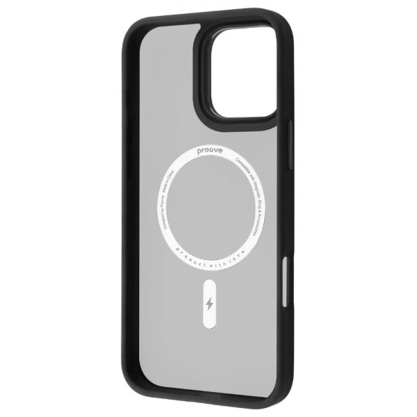 Фото - Чохол для смартфону Proove Case with Magnetic Ring iPhone 16 Pro Max Black (PCECIP16PM02)
