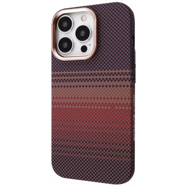 Фото - Чохол для смартфону Proove Gleam Case with Magnetic Ring iPhone 16 Pro gold stripes (PCGCIP16P049)