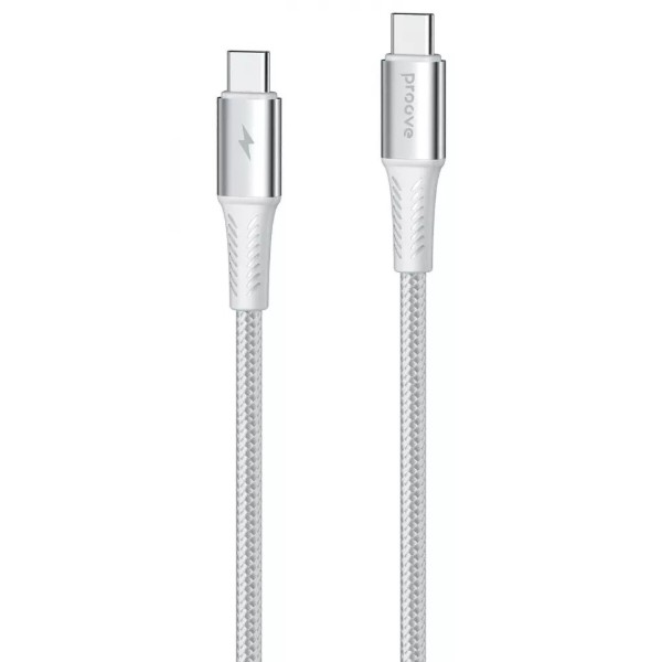 Фото - Кабель Proove WireX Pro Type-C to Type-C 100W (1.5m) white (CCWX11002202)