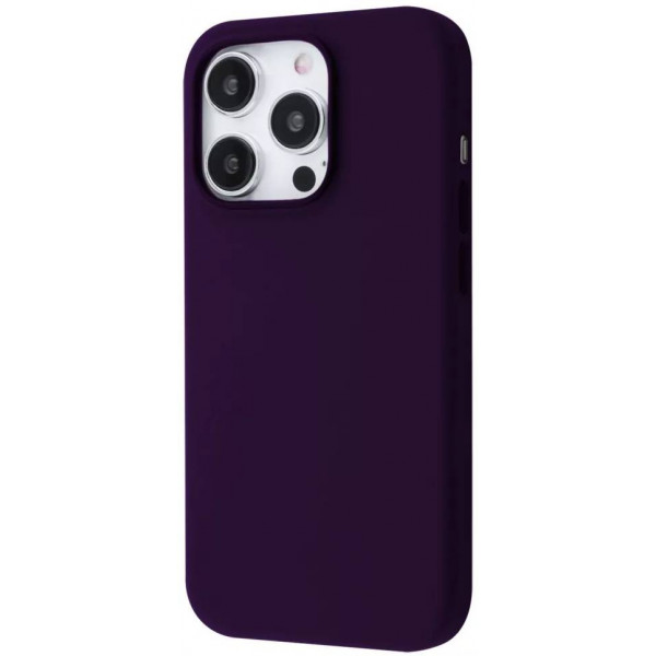 Фото - Чохол для смартфону  Silicone Case with Magnetic Ring iPhone 14 Pro Black (PCSMIP14P002)