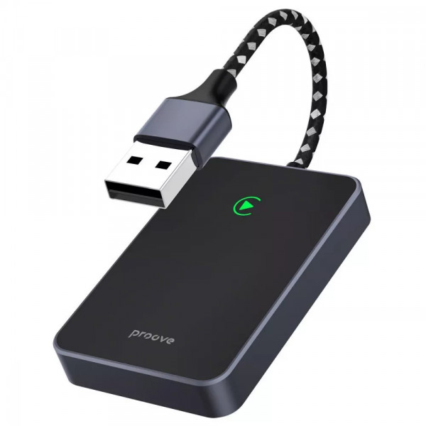 Фото - Бездротовий адаптер автомобільний Proove СP-01 Wireless Car Adapter Black (SMCP00100001)