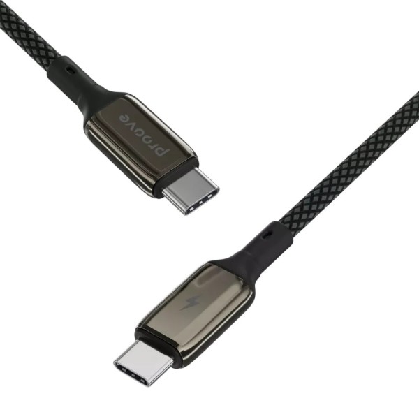 Фото - Кабель Proove Dense Metal Type-C to Type-C 60W 1m Black (CCDM60002201)