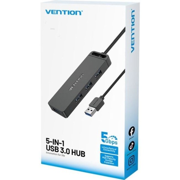 Фото - Хаб USB Vention USB 3.0 - 4xUSB 3.0, 1.0м (CHLBF-SCB2)