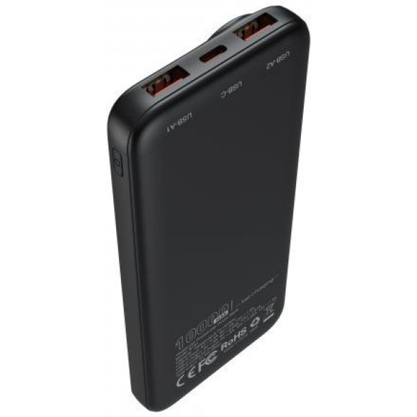 Фото - Батарея мобільна Choetech 10000 mA QC/PD 22.5 Вт Black (B791)