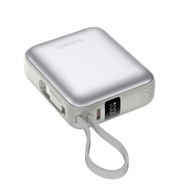 Фото - Батарея мобильная Choetech 10000mAh 35W PD3.0 USB-C Silver (B832-SL)