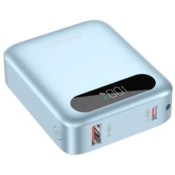 Фото - Батарея мобільна Choetech 10000 mAh QC/PD 22,5 Вт Blue (B860-CCLBE)