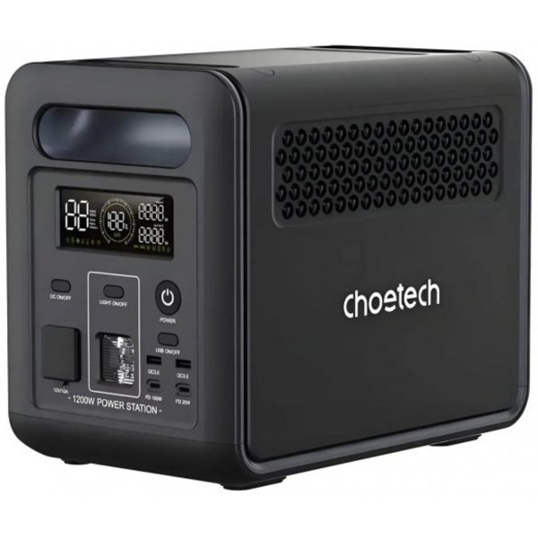 Фото - Зарядна станція універсальна Choetech 1200Вт (BS068-EU-BKGY)