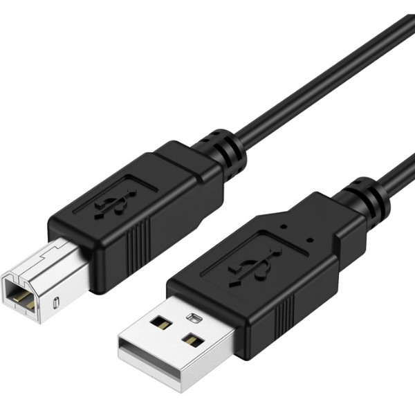 Фото - Кабель USB type A - USB type B Choetech CableOne Printer Cable USB-A to USB-B 480Mbps 3m Black (AB0060-3M-BK) Фото - Кабель USB type A - USB type B Choetech CableOne Printer Cable USB-A to USB-B 480Mbps 3m Black (AB0060-3M-BK)