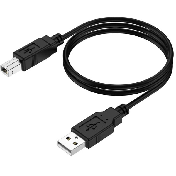 Фото - Кабель USB type A - USB type B Choetech CableOne Printer Cable USB-A to USB-B 480Mbps 1m Black (AB0060-1M-BK)