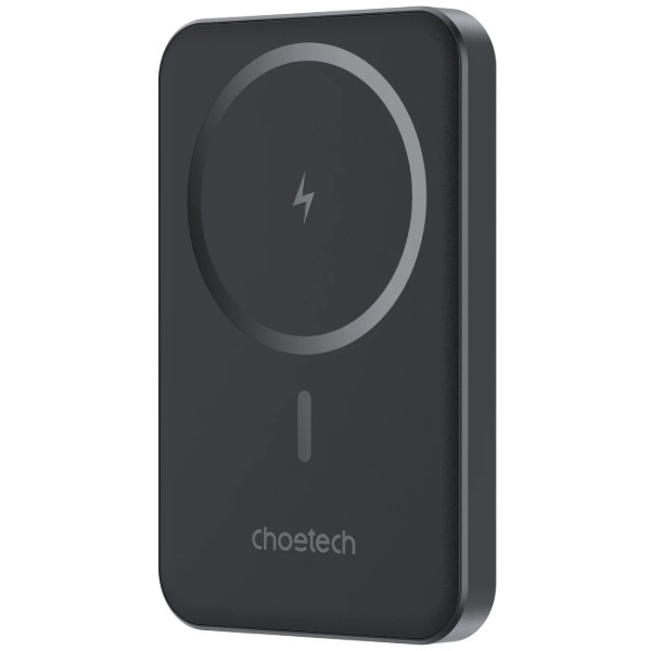 Фото - Батарея мобильная Choetech Magnetic Wireless 5000mAh 20W PD Qi-15W USB-C (B709-CCBK)
