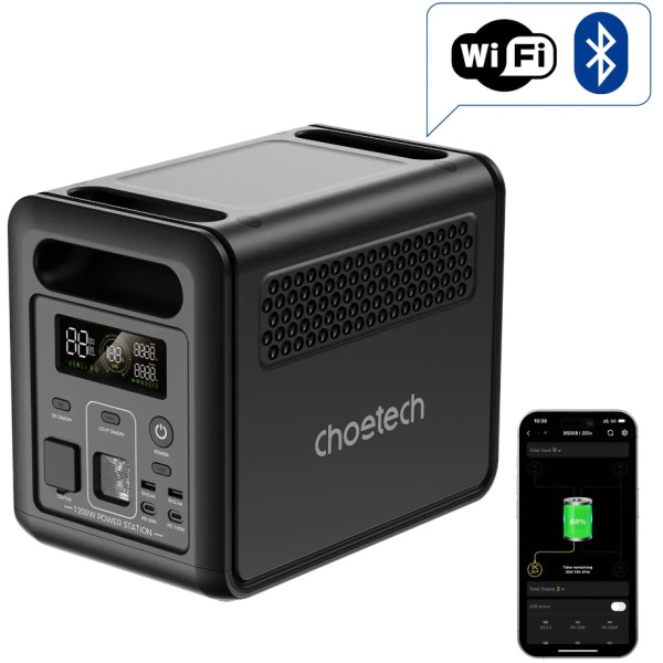 Фото - Зарядна станція універсальна Choetech 1200W (BS068)