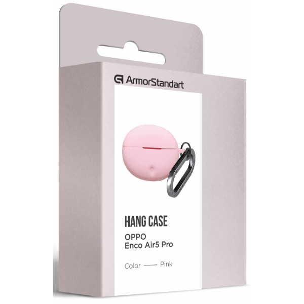 Фото - Чохол для навушників Armorstandart Hang Case for OPPO Enco Air5 Pro Pink (ARM93696)