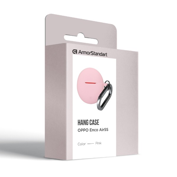Фото - Чохол для навушників Armorstandart Hang Case for OPPO Enco Air5S Pink (ARM93693)