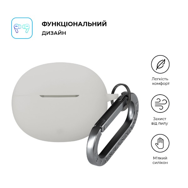 Фото - Чохол для навушників Armorstandart Hang Case for OPPO Enco Air5 Grey (ARM93689)