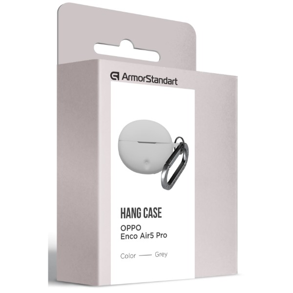 Фото - Чехол для наушников Armorstandart Hang Case for OPPO Enco Air5 Pro Grey (ARM93695)