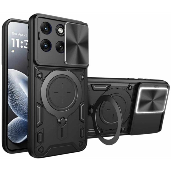Фото - Чехол для смартфона BeCover Full Guard Slide Magnetic for Motorola Edge 70 Fusion Black (716391) Фото - Чехол для смартфона BeCover Full Guard Slide Magnetic for Motorola Edge 70 Fusion Black (716391)