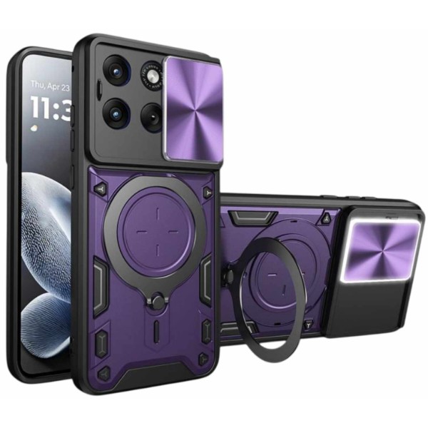 Фото - Чехол для смартфона BeCover Full Guard Slide Magnetic for Motorola Edge 70 Fusion Purple (716392) Фото - Чехол для смартфона BeCover Full Guard Slide Magnetic for Motorola Edge 70 Fusion Purple (716392)