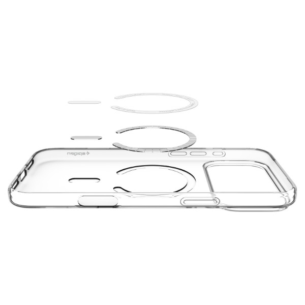 Фото - Чохол для смартфона Spigen Liquid Crystal MagSafe for iPhone 18 Pro Max/17 Pro Max Clear White (ACS12143)