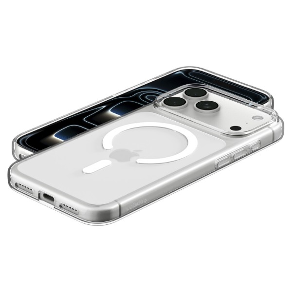 Фото - Чохол для смартфона Spigen Liquid Crystal MagSafe for iPhone 18 Pro Max/17 Pro Max Clear White (ACS12143)
